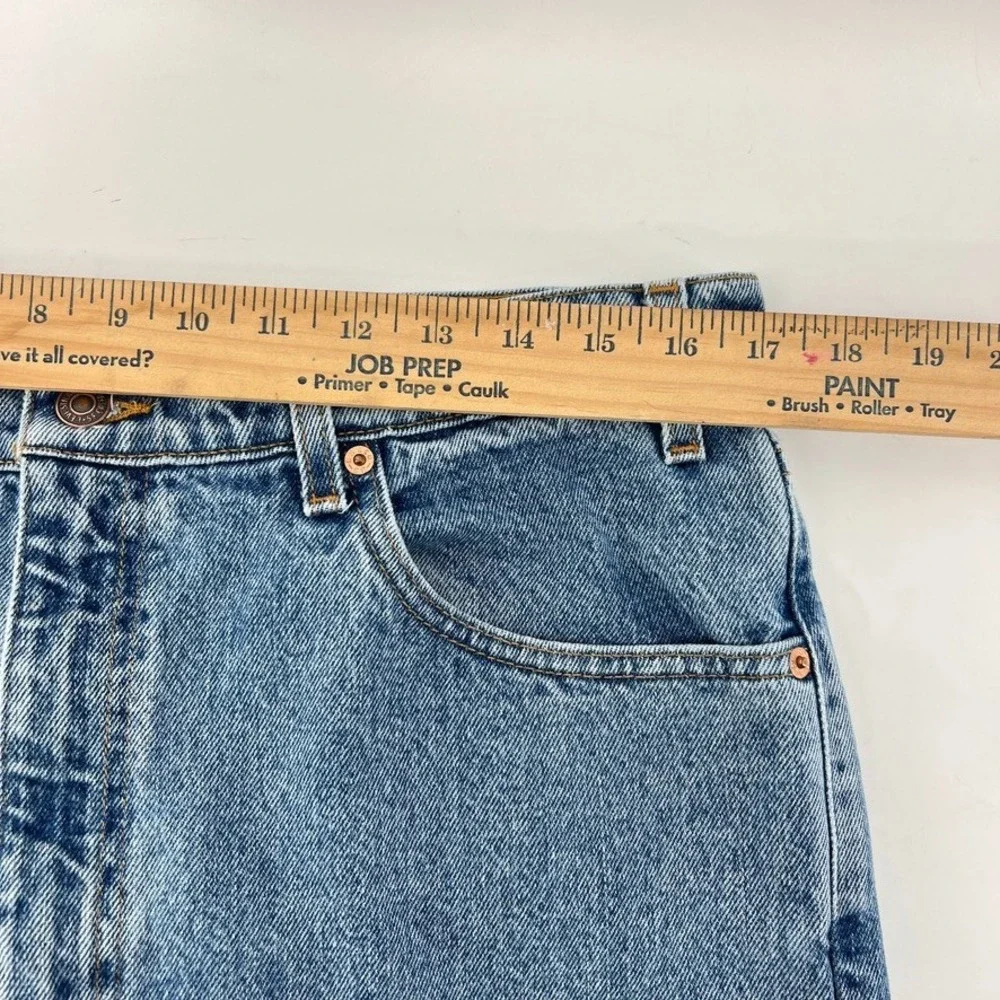 Vtg 90s Levis 505 Regular Fit Straight Leg Jeans 36 (34x34) Med Wash Denim 1998
